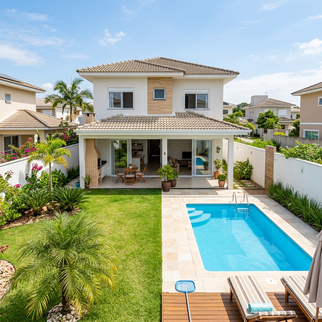 Casa Conforto com Piscina