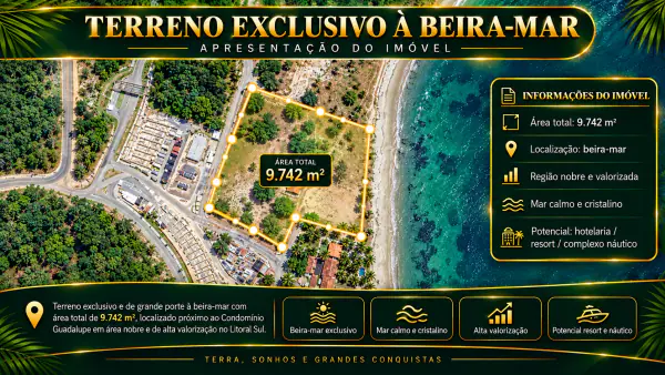 Área Beira-Mar de Grande Porte em Guadalupe — foto 2